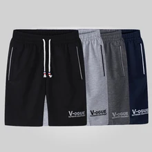 4 шт., летние пляжные шорты для мужчин,, повседневные шорты для бодибилдинга, Мужские дышащие хлопковые спортивные шорты, брюки размера плюс 4XL 5XL