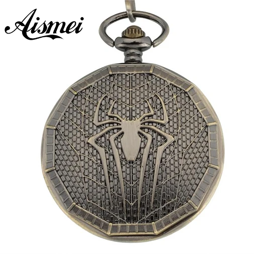 2018 Новый Ретро Винтаж Классический Бронзовый Человек паук Механические