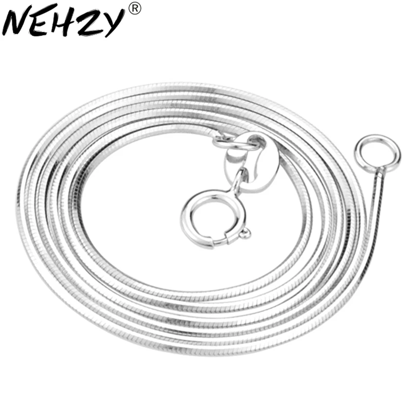 

Ms. Silver high quality necklace fashion cute round snake chain jewelry manufacturers, wholesale 45CM