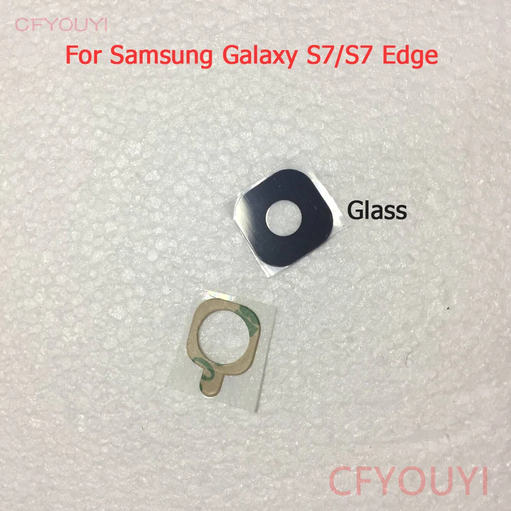 

New Back Rear Camera Glass Lens With Adhesive Stickers Replacement for Samsung Galaxy S7 G930 / S7 Edge G935