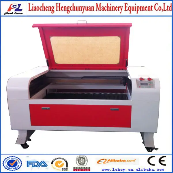 80W laser leather cutting machine/plexiglass laser cutter FL 1390