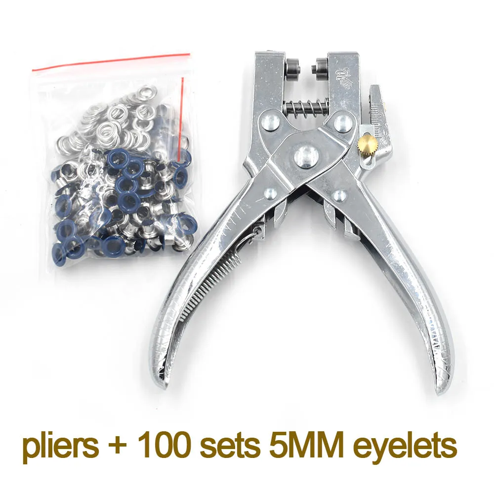 5 мм люверсы для установки плоскогубцы цветные люверсы. Металлические ...