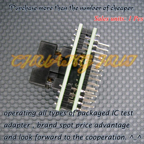 CNV-SSOP8-DIP Adapter TSSOP8/SSOP8- DIP IC Test Socket / Programmer Adapter Dual work stations laterally placed OTS-28-0.65-01 CNV-SSOP8-DIP Adapter TSSOP8/SSOP8- DIP IC Test Socket / Programmer Adapter Dual work stations laterally placed OTS-28-0.65-01