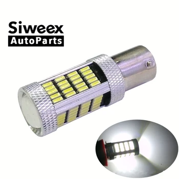 

2Pcs 1156 Ba15s 92 LED 4014 Tail Turn Reverse brake light parking corner Bulbs DC 12V for Car White 6500k