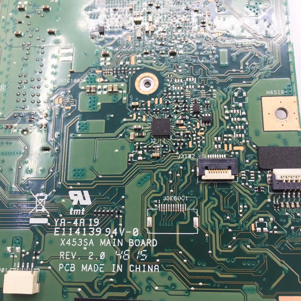 KEFU X453SA материнская плата для ASUS X453S X453 F453S ноутбука Оригинальный ноутбук N3700
