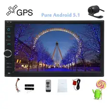 Android 5.1 Car Radio Stereo GPS Navigation 2 din Car Stereo NO DVD Video CD Player with Quad Core Cortex A9 GPS navi Bluetooth