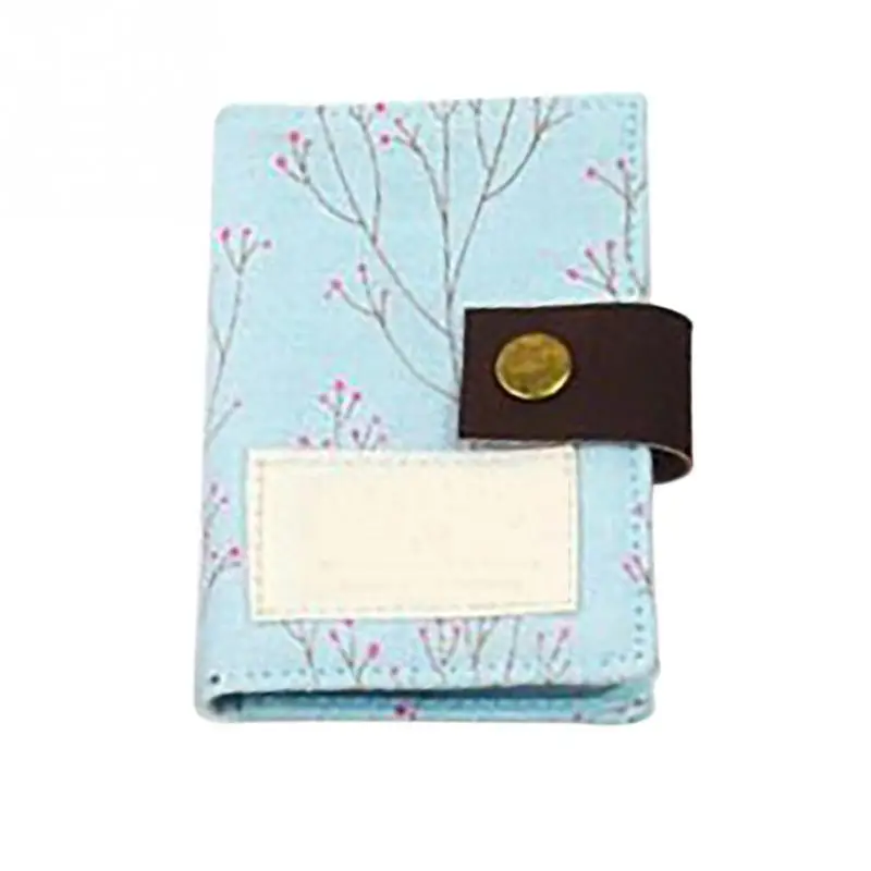

2018 Travel Women Card Holders Canvas Cover Passport Credit Card Bags Buckle Purse Bank Card Case Business Card Holders