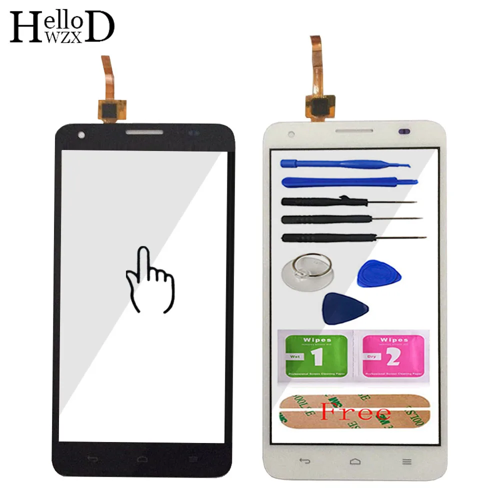 

Touch Screen Digitizer For Huawei Honor 3X G750 Touch Glass Digitizer Panel Touchscreen Front Glass Lens Sensor Free Adhesive