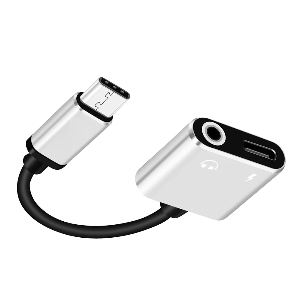 2 в 1 type C до 3,5 мм разъем для зарядки наушников конвертер usb type-C аудио адаптер Замена для huawei mate 20 Pro