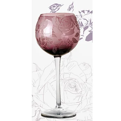 Витражный бокал красное вино стекло индивидуальность Большой Кристалл европейский стиль бокал для шампанского стакан творческий дом посуда для напитков - Цвет: height 2.15cm