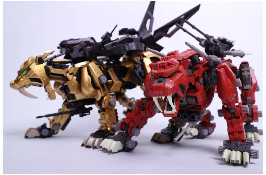 BT модель строительные наборы: ZOIDS EZ-016 меч тигр золото 1: 72 весы полный действие пластиковый комплект собрать модель день рождения