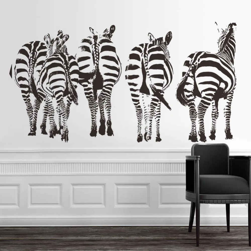 Compare Prices On Zebra Wall Murals Online Shoppingbuy Low Price - New Huge Zebra Vinyl Wall Decal Sticker Mural Art Home Mural Forliving Room Decor compare prices on zebra wall murals online shoppingbuy low price - new huge zebra vinyl wall decal sticker mural art home mural forliving room decor