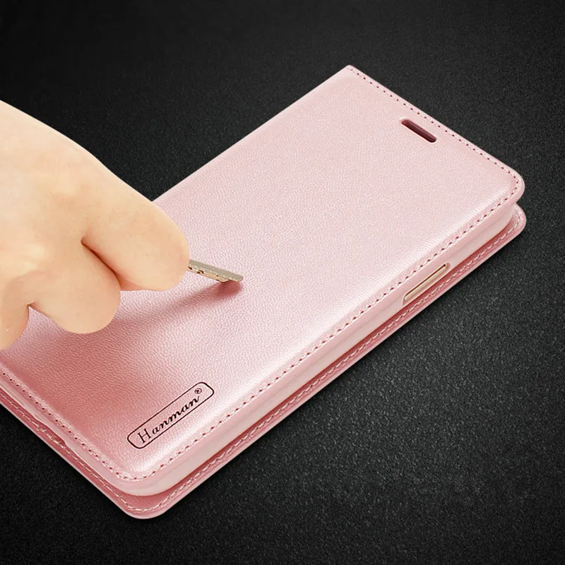 Case de Couro da Aleta para Huawei Slot para Cartão Hanman Menor Desfrutar s Pendurar Corda Série Carteira Capa 10 Pçs Y7p 7 da aleta para huawei y7p desfrutar 10