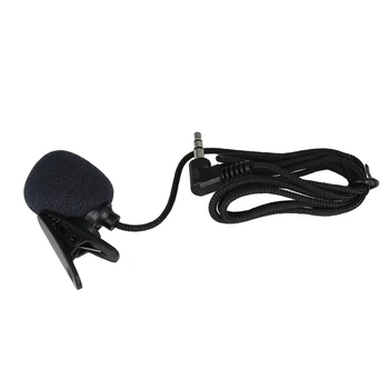 

1.2m 3.5mm Wired Microphone Lavalier Condenser Microphone Lapel Clip Mic Nylon Braided Cable for Teacher Tour Guide Meeting