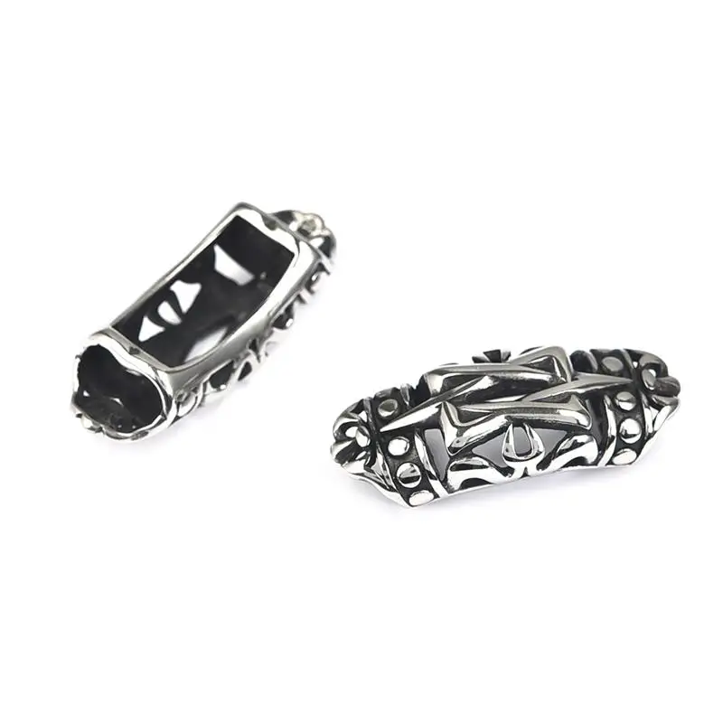 

Vintage Charms Beads For Jewelry Making DIY Necklace Bracelet Stainless Steel Beads Slide Charms Jewelry Findings