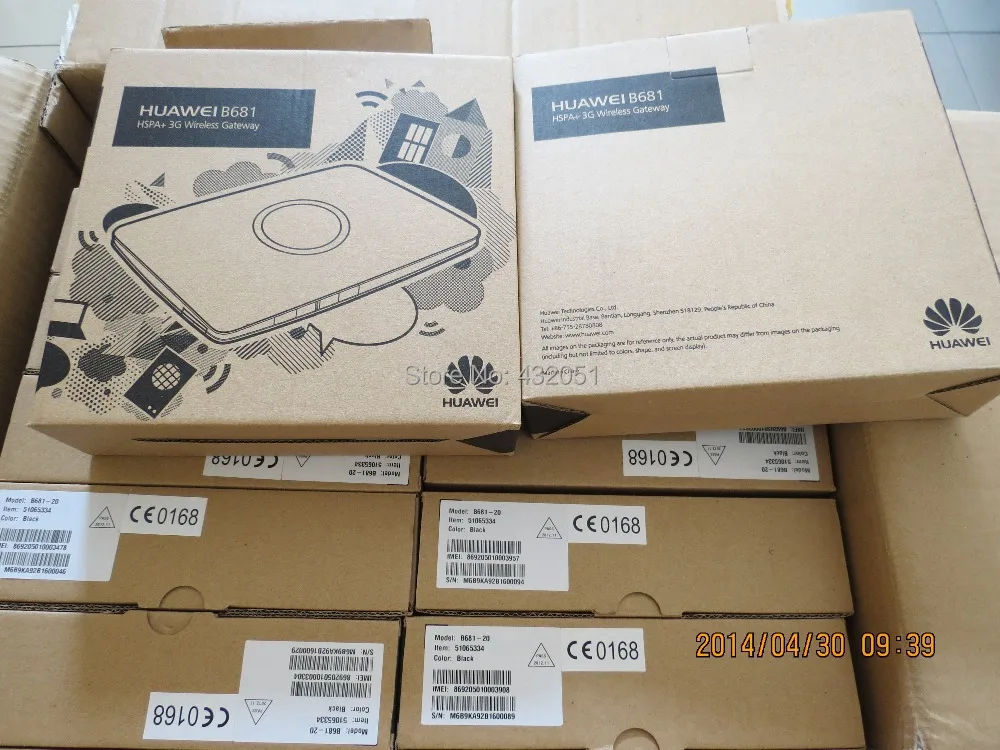Unlocked Huawei B681 HSDPA 3G Mibile Broadband Wifi Router UMTS 28Mbps PK 683
