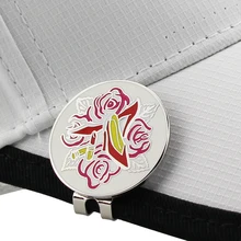 Туфли на высоком каблуке зажим для кепки для игры в гольф мяч для гольфа маркер сплав Профессиональный 1,18"