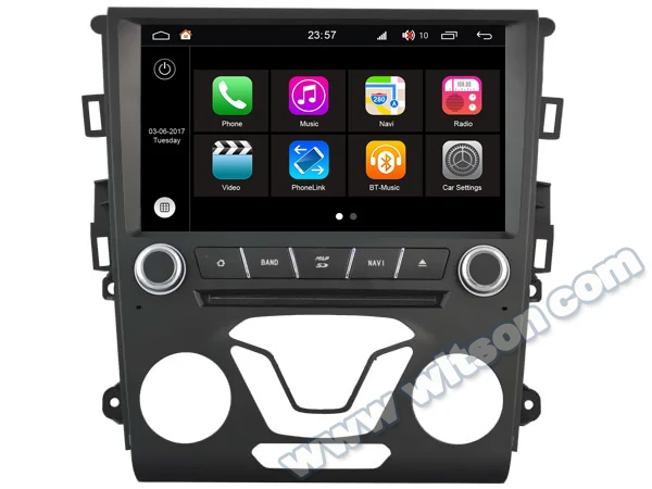 Cheap 9" Android 8.0 Oreo OS Car DVD Multimedia Navigation GPS Radio for Ford Mondeo 2012 2013 2014 with Optional Car Play Function 2