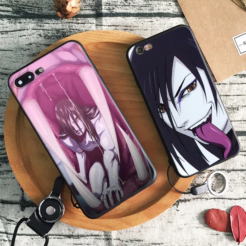 

Orochimaru Naruto anime Soft Silicone Phone Case Cover Shell For Apple iPhone 6 6s 6Plus 6sPlus 7 8 7Plus 8Plus X
