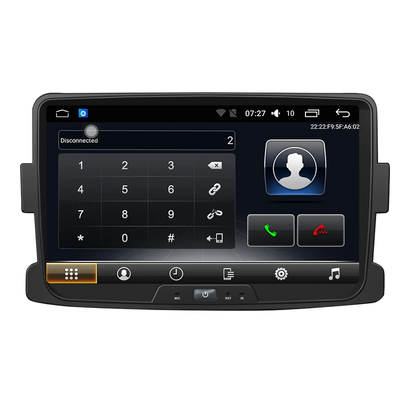Top Android 7.1 Car Multimedia Player 8 inch audio radio video I din navigation system for Renault Duster/Sandero/Logan 2003-2017 2