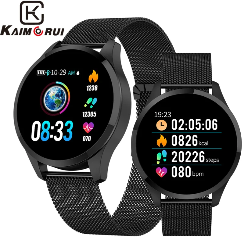 

Smart Watch Men Heart Rate Monitor Smart Fitness Bracelet Tracker Women Bluetooth Stainless for android ios smartwatch