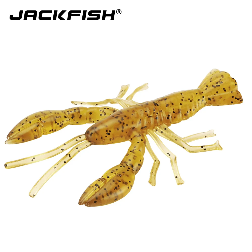 JACKFISH Мягкая приманка 57 мм/2 г светящаяся рыболовная креветка искусственный