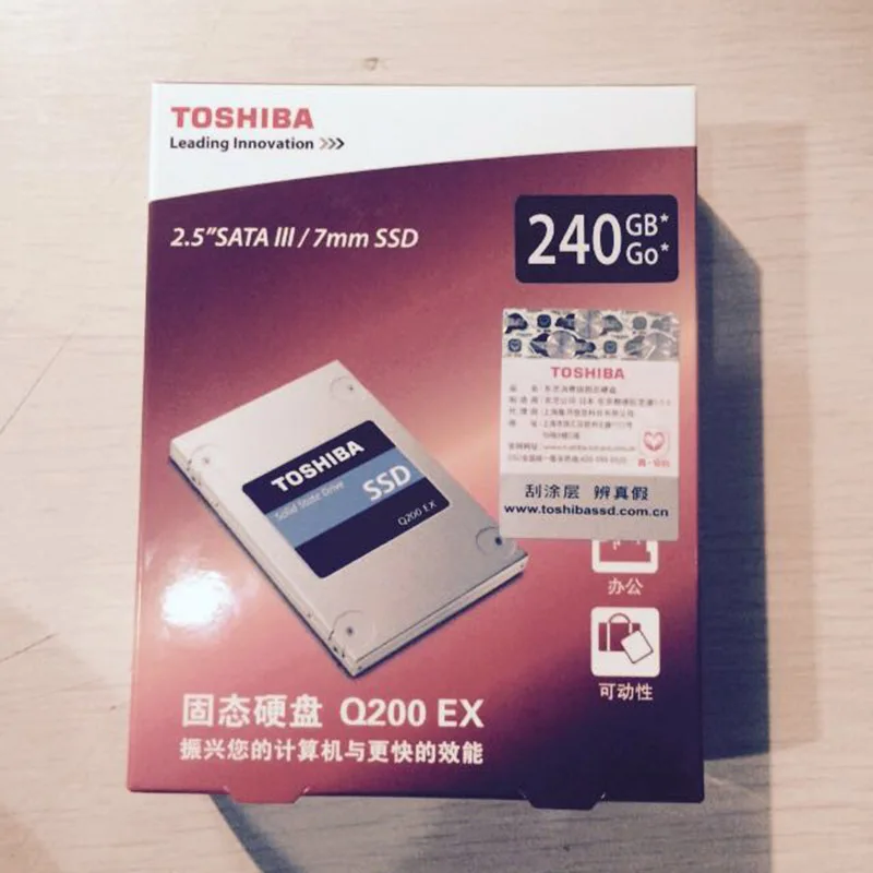 Оригинальный Внутренний твердотельный накопитель TOSHIBA 240 ГБ Q200EX MLC 2 5 &quotSATAIII SSD 5400