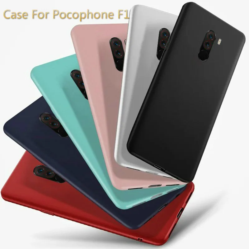 Чехол для телефона из ТПУ Для Xiaomi Pocophone F1 чехол-накладка с полным покрытием мягкий