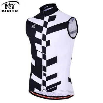 

KIDITOKT 2019 Summer Sleeveless Racing Bicycle Cycling Clothing Breathable Cycling Vests MTB Sportswears Cycling Jerseys