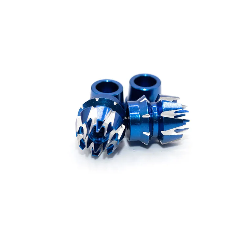 Blue Starpower 3 мм CNC алюминиевый карданный палка передатчик палка противоскользящая Крышка для FrSky Taranis Q X7 X9D Plus FUTABA RC модели - Цвет: Blue