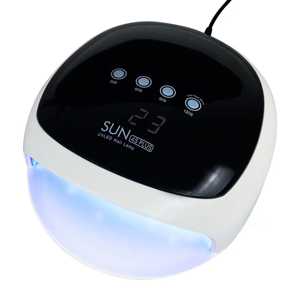 

Big Discount 52W UV Light Nail Dryer SUN4 plus Professional UV LED Nail 365+405mm LED Light UV Lamp Nail Dryer Automatic sensing