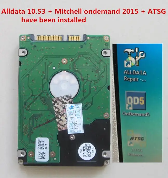 Новые и Mitchell по требованию ремонта авто программного обеспечения все данные 10,53 в 1 ТБ жесткий диск Alldata программное обеспечение
