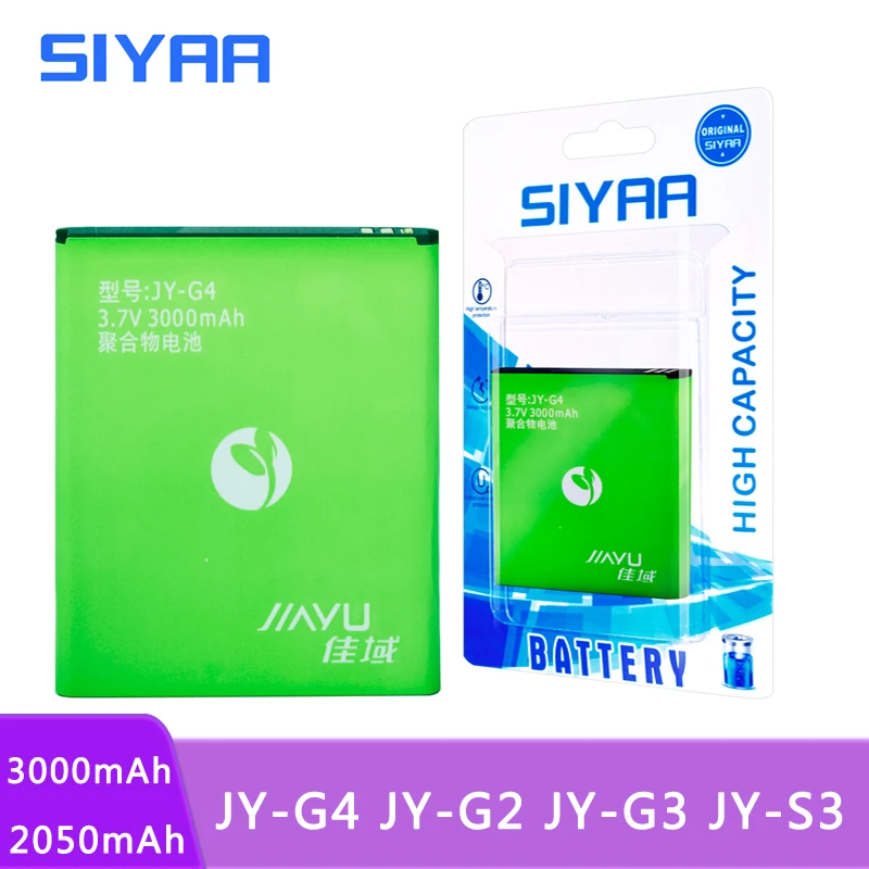 

SIYAA Phone JY-G4 JY-G2 JY-G3 JY-S3 Battery For Jiayu JY-G4 G4 G3 G3S G3C G3T JY-G2 JY-S3 S3 JY G2 JY G4 JY G3 Batteria