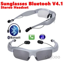 2016 Noise Cancelling Sport Wireless Sunglasses Headset V4.1 Bluetooth Earphone For iPhone 4 5 5s 6 6s Plus Samsung Galaxy Note
