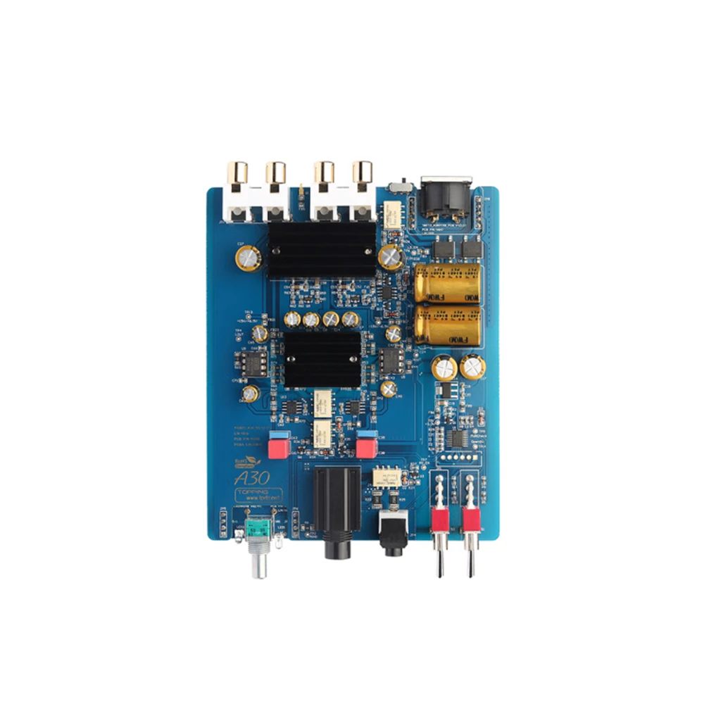 Topping A30 headphone amplifier usb dsd tpa6120 chip hi fi desktop mini dac amp for 3.5mm&6.35mm Output