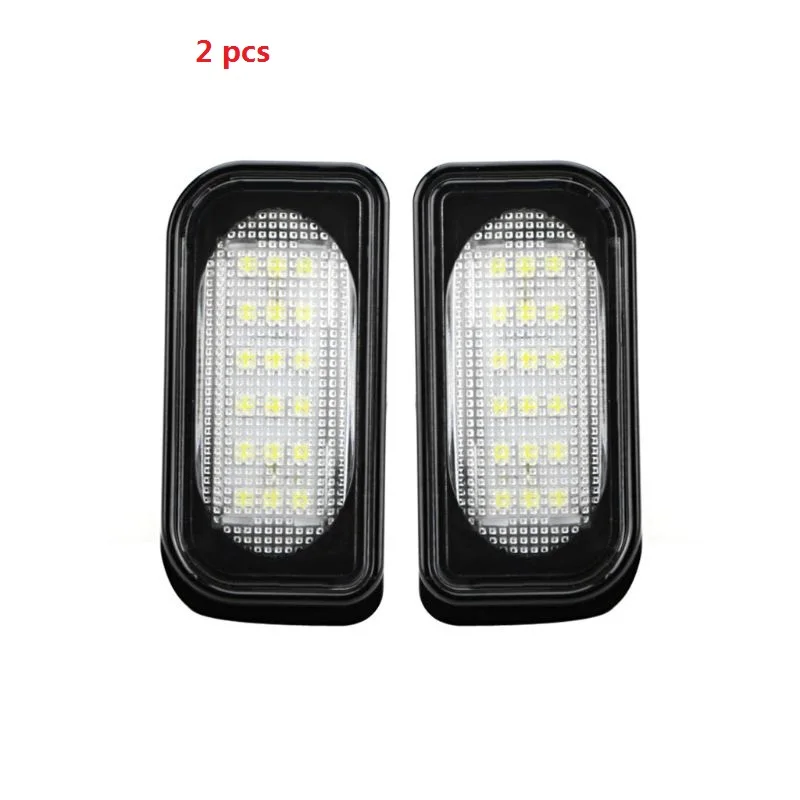 

2pcs White 18 LED License Plate Lights Error Free For Mercedes Benz W203 W211 W219 E 4D Sedan