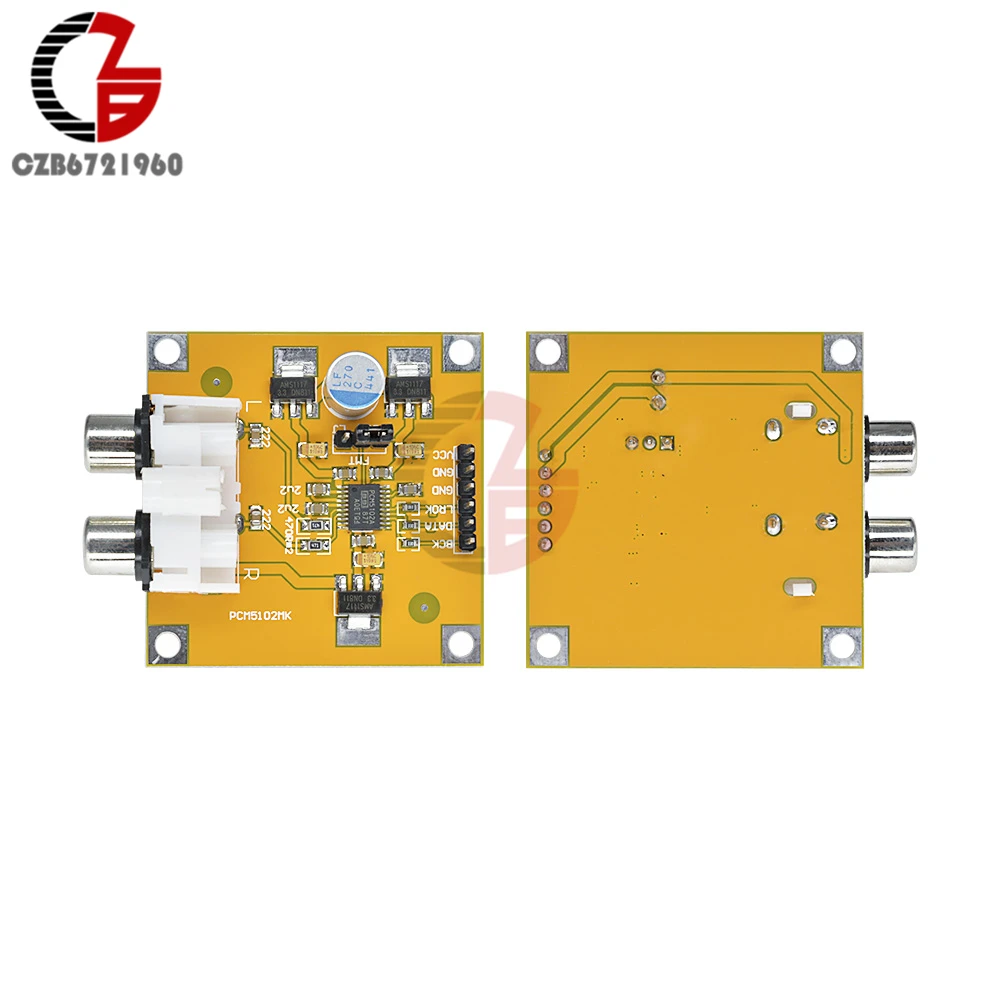 PCM5102 ЦАП Декодер ies плеер собранная плата 32 бит 384K за ES9023 PCM1794 для Raspberry Pi