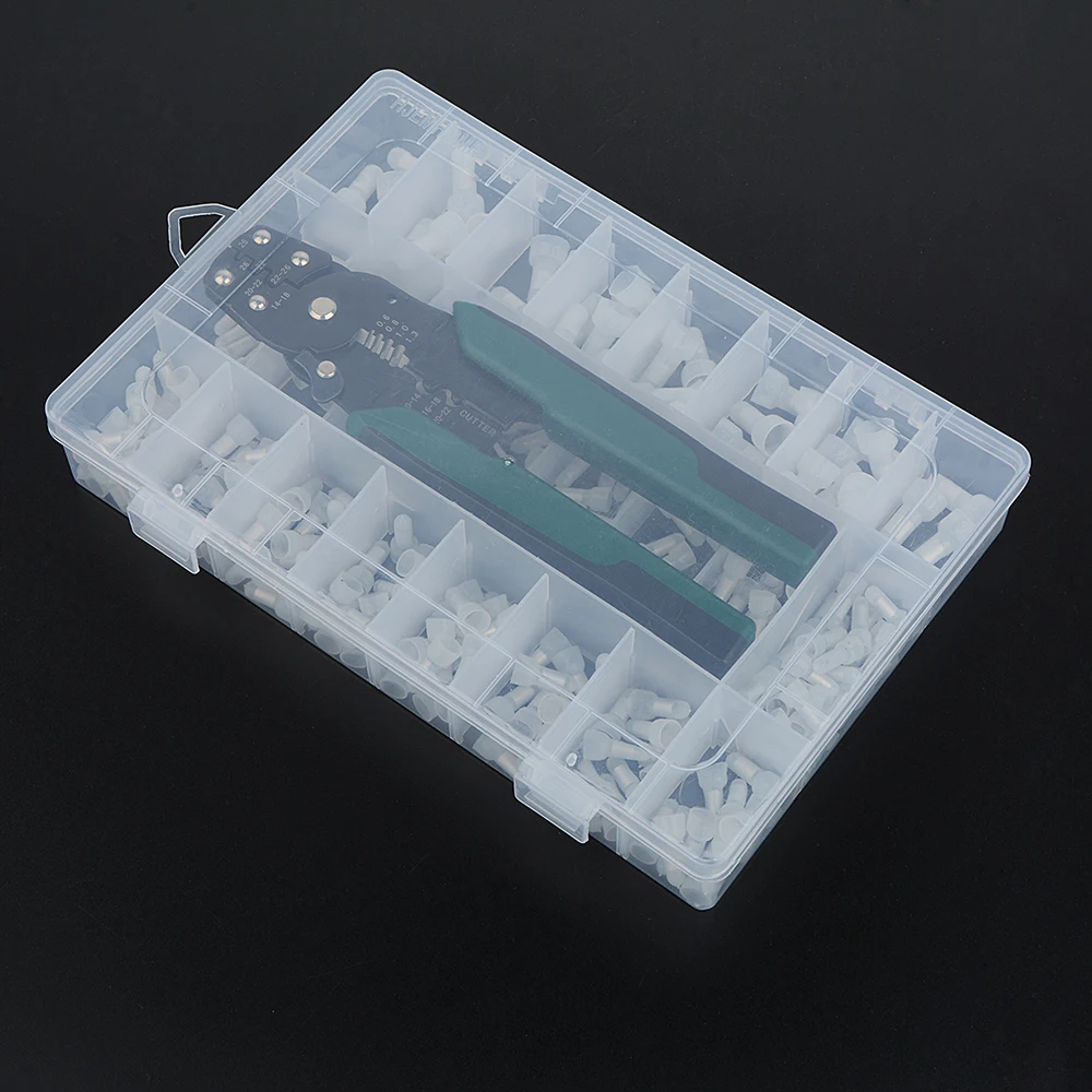 

Wire Crimping Tool Kit Wire Terminal Crimp Connector Self-adjusting Cable Cutter