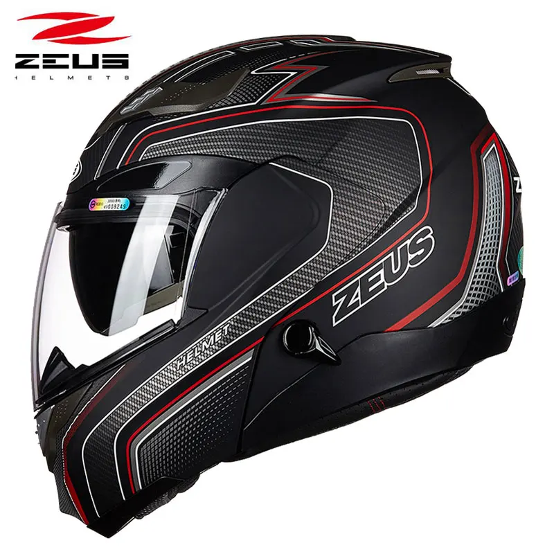 ZEUS модульная Bluetooth шлем защитное снаряжение полный лицо мотоцикл двойные линзы capacete 3000A - Цвет: 11