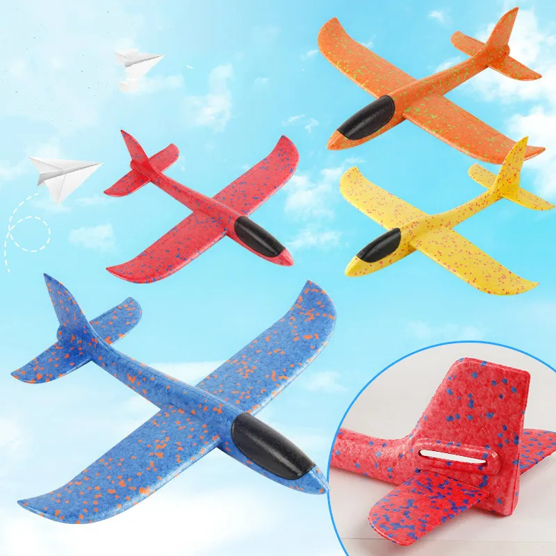 Grande bonne qualité lancement à la main lancer planeur avion inertiel mousse EPP avion jouet enfants avion modèle en plein air jouets amusants