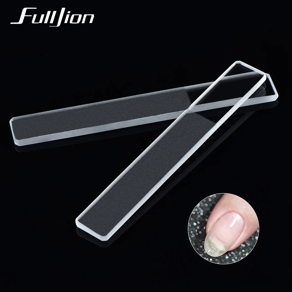 Fulljion 1 шт. пилочка для ногтей Nano glass прочная Шлифовальная Пилка Для Полировочный