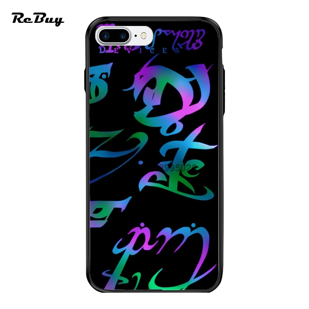 SHADOWHUNTERS ANGELIC RUNE For Iphone Case 7 Plus 8 8Plus X PC&ampTPU Glaze Cover 6 6s plus 6plus |