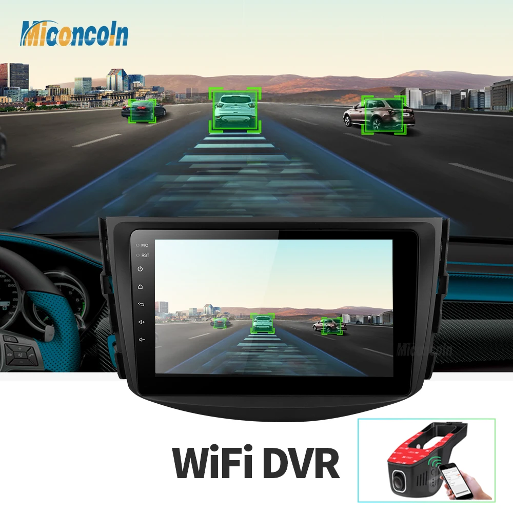 Sale Asottu CRAV48060 Octa 8 Core Car DVD GPS Navigation palyer Android 8.1 Car DVD Player for toyota rav4 2007 2008 2009 2010 2011 3
