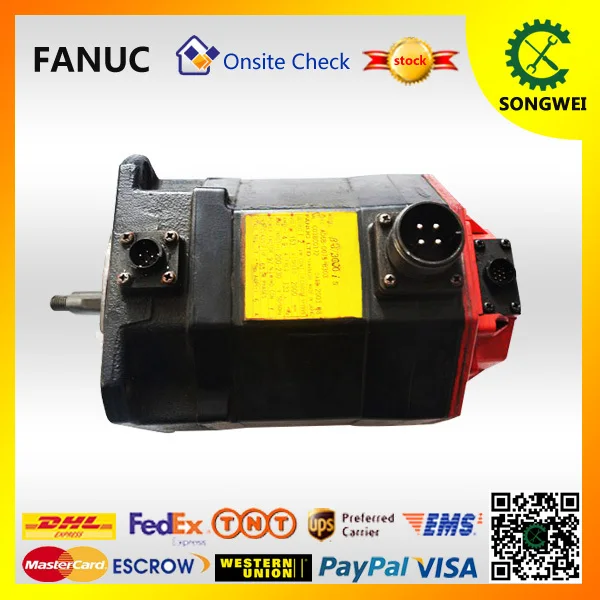 100% test fanuc A06B-0075-B303 AC servo motor