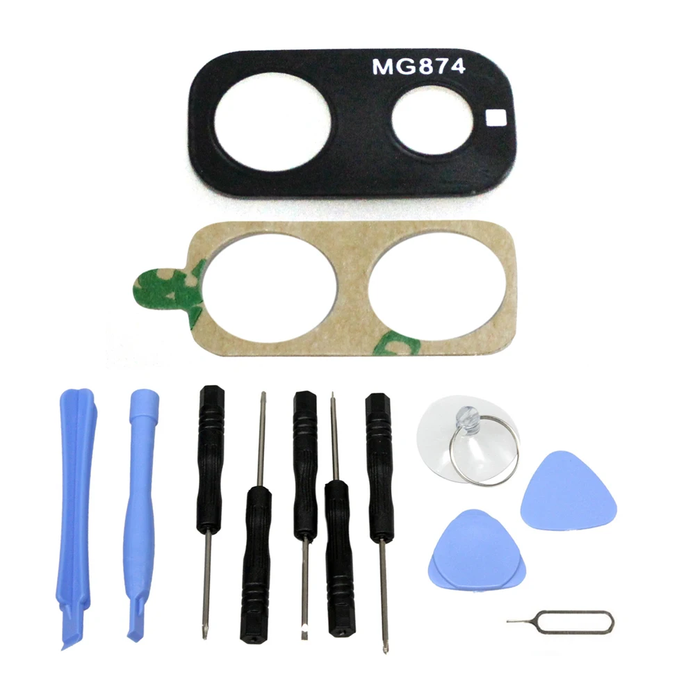 

Jintai NEW Lot of For Samsung Galaxy J8 2018 J810G j810 Back Rear Camera Glass Lens cover +Tools