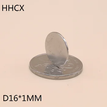 

50pcs/lot Disk magnet 16x1 mm N35 Strong Disc NdFeB Rare Earth Magnet 16*1 mm Neodymium Magnets 16mm x 1mm