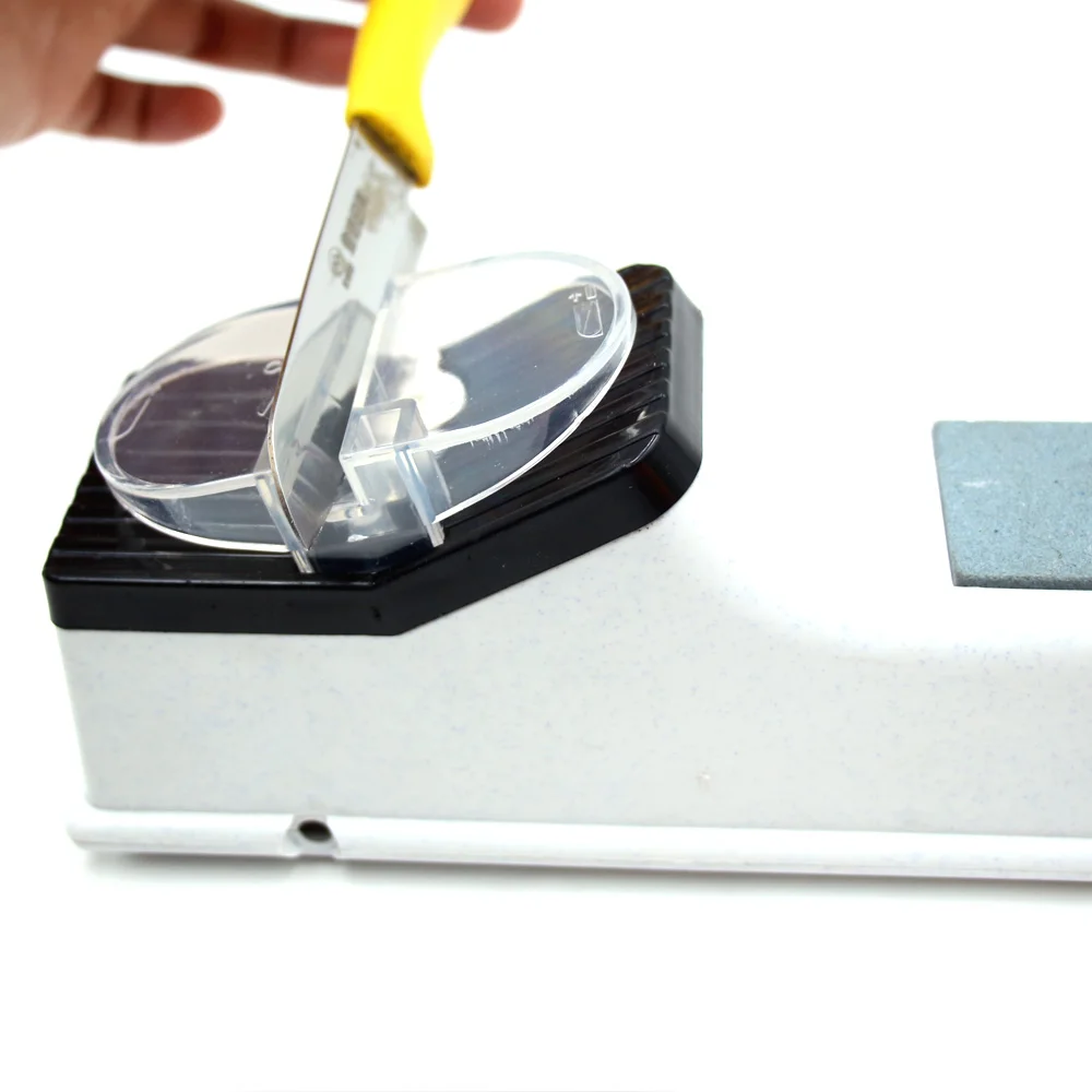 Cena LIHUACHEN D1 elektryczna ostrzałka do noży automatyczna szlifierka regulowana do noży kuchennych scyzoryk ostrzarka nożycowa