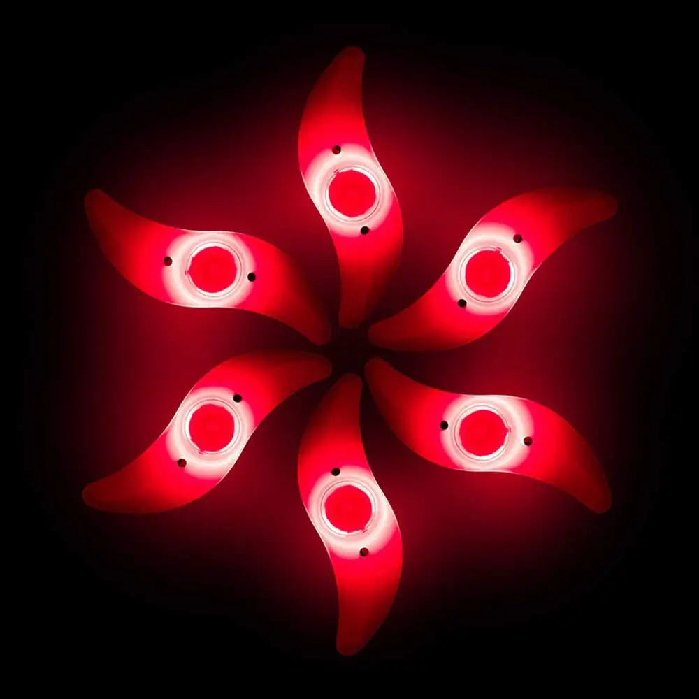 Clearance 6pcs Night Ride Lights Car Bicycle Bike Cycling Wheel Tire Spoke LED Lamp Glow Caps On Wheels Bicycle Signal cycling Light 2