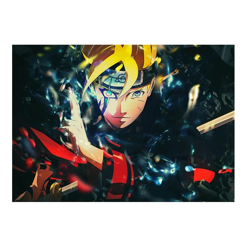 Винтаж Ретро аниме мультфильм постер Naruto бумага с покрытием комиксы Boruto Mitsuki