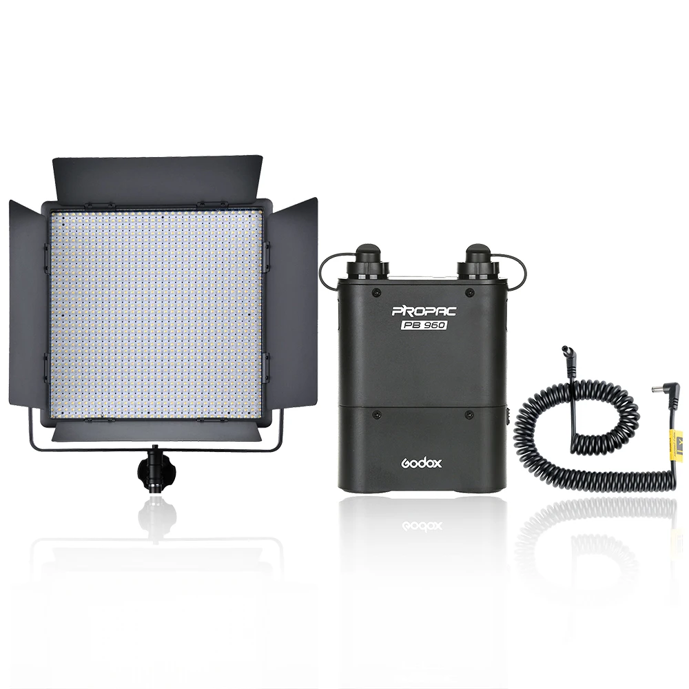 1lot Godox Led 1000c Changeable Video Light With Pb960 Battery Pack And Lx Power Cable For